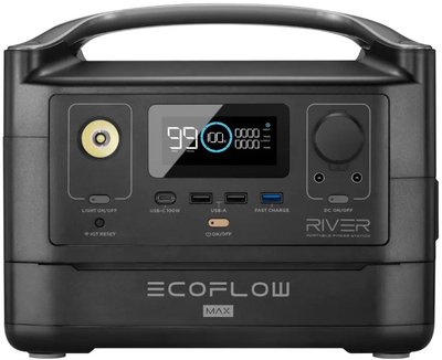 Зарядна станція EcoFlow RIVER Max (576 Вт·год) 00000165 фото