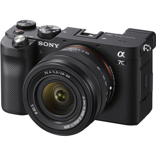 Бездзеркальний фотоапарат Sony Alpha a7C kit (28-60mm) Black (ILCE7CLB) 00005695 фото