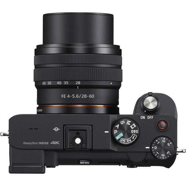 Бездзеркальний фотоапарат Sony Alpha a7C kit (28-60mm) Black (ILCE7CLB) 00005695 фото