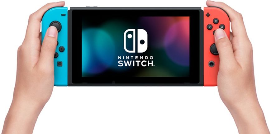 Портативная игровая приставка Nintendo Switch with Neon Blue and Neon Red Joy-Con (045496452629) 00000329 фото