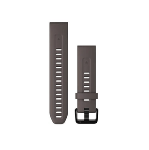 Змінний ремінець Garmin QuickFit 20 мм Shale Gray силіконовий 010-13102-10 00007504 фото