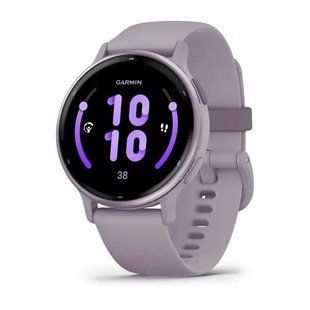 Garmin vivoactive 5 Metallic Orchid Aluminum Bezel with Orchid Case and Silicone 010-02862-13 00007991 фото