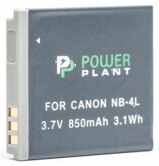 Аккумулятор PowerPlant Canon NB-4L 00006215 фото
