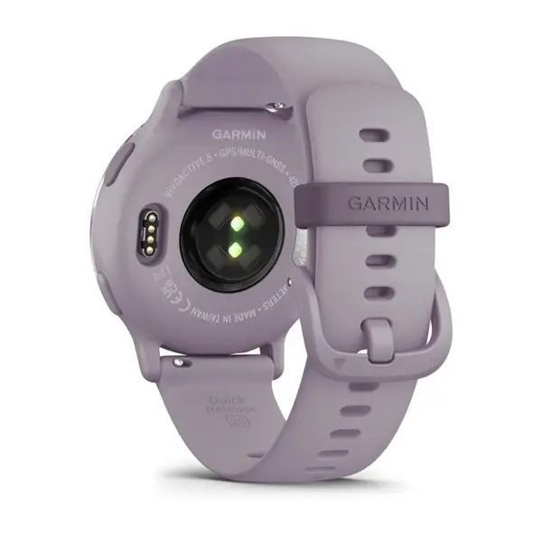 Garmin vivoactive 5 Metallic Orchid Aluminum Bezel with Orchid Case and Silicone 010-02862-13 00007991 фото