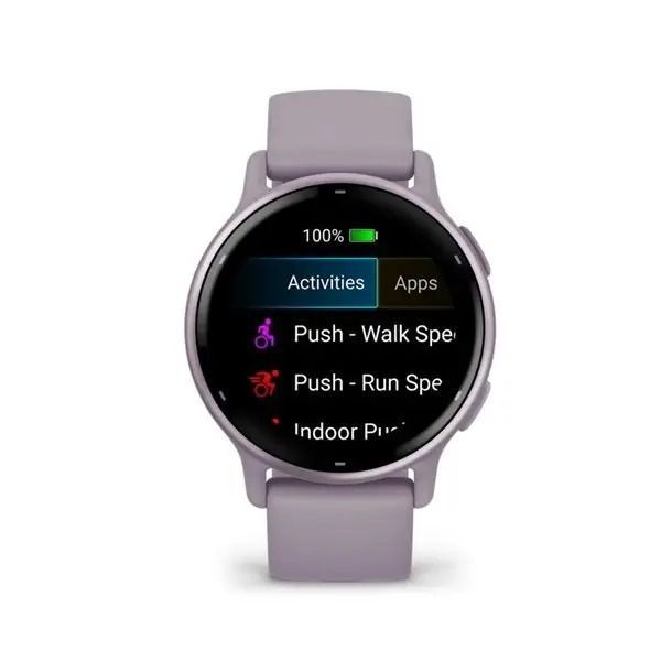 Garmin vivoactive 5 Metallic Orchid Aluminum Bezel with Orchid Case and Silicone 010-02862-13 00007991 фото