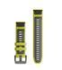 Ремінець Garmin 22mm QuickFit Electric Lime/Graphite силіконовий (010-13280-03) 00007941 фото 2