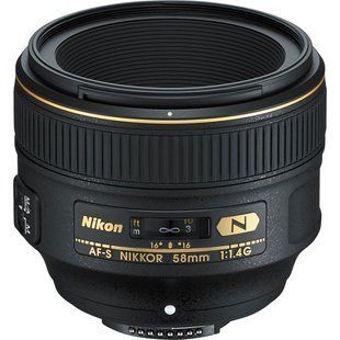 Стандартный объектив Nikon AF-S Nikkor 58mm f/1,4G (JAA136DA) 00007850 фото