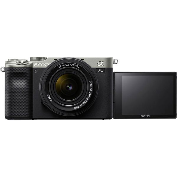 Бездзеркальний фотоапарат Sony Alpha a7C kit (28-60mm) Silver (ILCE7CLS) 00005705 фото