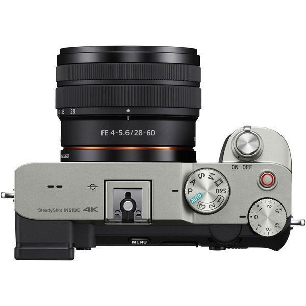 Бездзеркальний фотоапарат Sony Alpha a7C kit (28-60mm) Silver (ILCE7CLS) 00005705 фото