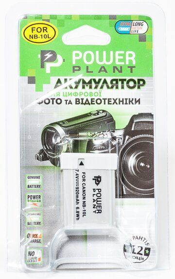 Аккумулятор PowerPlant Canon NB-10L 00006218 фото