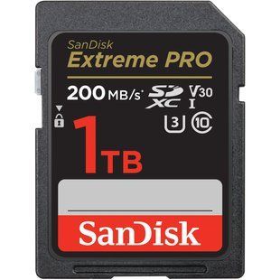 Карта пам'яті SanDisk 1TB SDXC UHS-I U3 V30 Extreme Pro (SDSDXXD-1T00-GN4IN) 00006447 фото