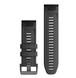 Змінний ремінець Garmin QuickFit 26 мм Graphite силіконовий 010-13281-09 00007511 фото 2