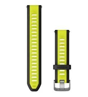 Ремешок Garmin 20 мм ярко-желтый/черный для часов Forerunnere, Venu и других (010-11251-AL) 00008049 фото