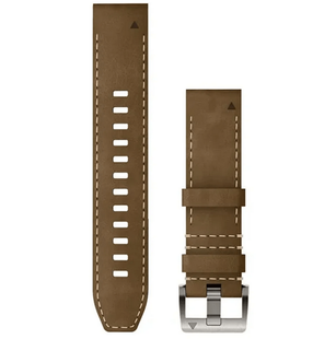 Кожаный ремешок Garmin Marq Gen2 QuickFit 22 мм Hybrid Leather Strap Tundra Black 010-13225-07 00007562 фото