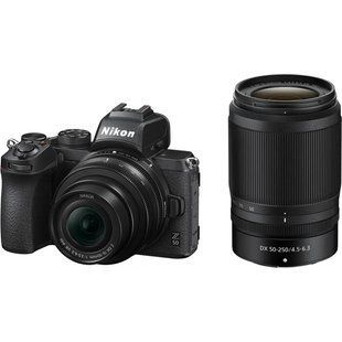 Бездзеркальний фотоапарат Nikon Z50 II kit 16&ndash;50mm VR + 50&ndash;250mm VR Kit (VOA150K002) 00009224 фото