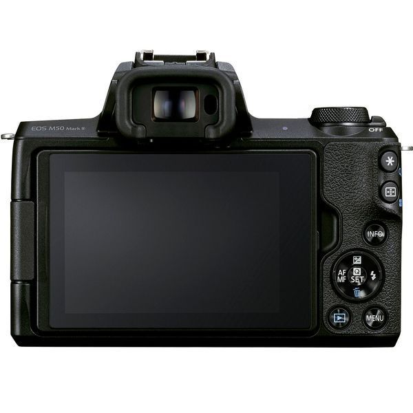 Беззеркальный фотоаппарат Canon EOS M50 Mark II kit (15-45mm) + SB130 + 16Gb Black (4728C058) 00005862 фото
