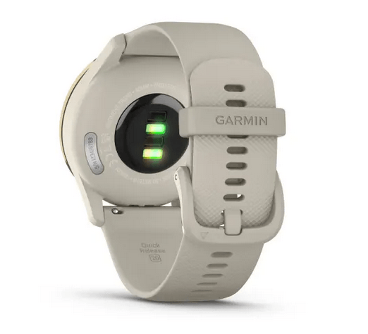 Гібридні смарт-годинник Garmin vivomove Trend Cream Gold з силіконовим ремінцем 010-02665-02 00007646 фото