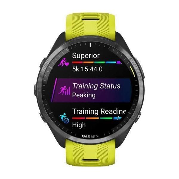 Спортивные часы Garmin Forerunner 965 Yellow/Black Titanium Bezel (010-02809-12) 00007664 фото