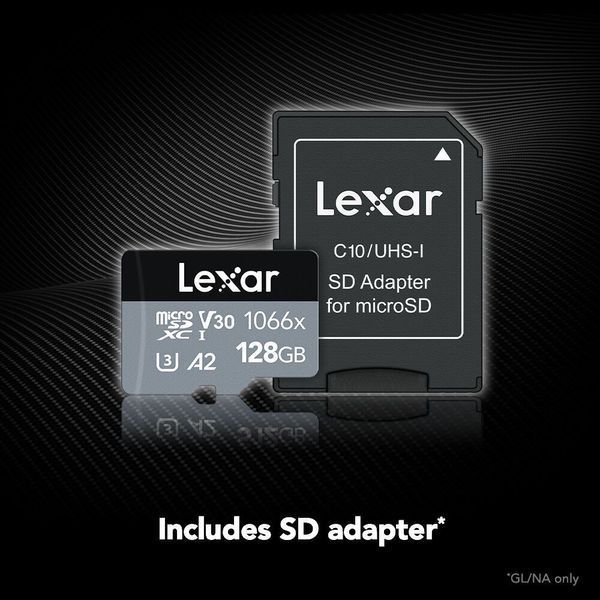 Карта памяти Lexar 128GB Professional 1066x UHS-I microSDXC + SD adapter (LMS1066128G-BNANG) 00006453 фото