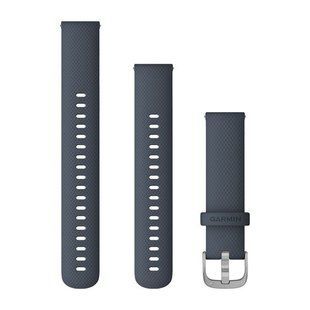 Ремешок силиконовый Garmin Quick Release 18 мм Silver Granite Blue 010-12924-30 00007517 фото