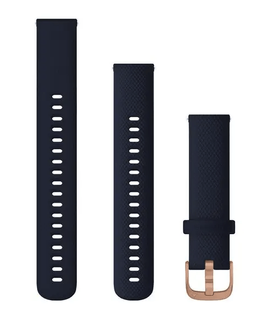 Ремешок силиконовый Garmin Quick Release 18 мм Rose Gold Navy 010-12924-33 00007518 фото