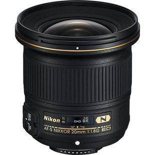 Об'єктив Nikon AF-S Nikkor 20mm f/1.8G ED (JAA138DA) 00007820 фото