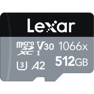 Карта пам'яті Lexar 512GB Professional 1066x UHS-I microSDXC + SD adapter (LMS1066512G-BNANG) 00006455 фото