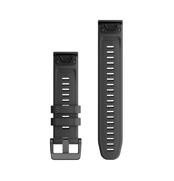 Ремешок Garmin 22mm QuickFit Graphite силиконовый 010-13280-09 00007568 фото