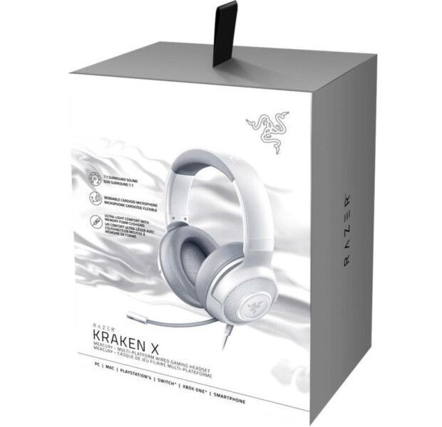 Ігрова гарнітура Razer Kraken X Mercury (RZ04-02890300-R3M1) 00000144 фото
