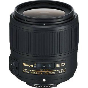Об'єктив Nikon AF-S Nikkor 35mm f/1.8G ED (JAA137DA) 00007821 фото