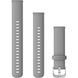 Ремінець Garmin vivoactive 4 18mm Band Powder Gray/Stainless Band 010-12932-00 00007719 фото 2