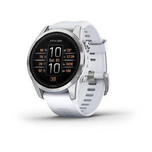 Часы Garmin Epix Pro Gen 2 42mm Silver w. Whitestone Band (010-02802-01) 00007670 фото