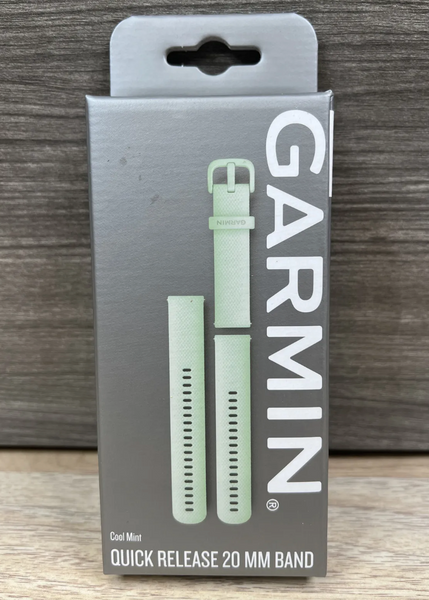 Ремінець для годинника Venu Garmin Quick Release 20 мм Cool Mint силіконові 010-12924-82 00007520 фото