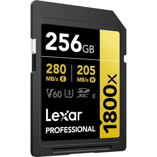 Карта пам'яті Lexar 256GB Professional 1800x UHS-II SDXC (GOLD Series, 2-Pack) 00006457 фото