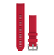 Ремінець Garmin MARQ QuickFit 22 мм червоний силіконовий 010-12738-17 00007620 фото 1