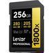 Карта пам'яті Lexar 256GB Professional 1800x UHS-II SDXC (GOLD Series, 2-Pack) 00006457 фото 3