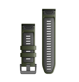 Ремешок Garmin QuickFit 26 мм силиконовый Moss/Graphite 010-13281-07 00007571 фото