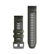 Ремінець Garmin QuickFit 26 мм силіконовий Moss/Graphite 010-13281-07 00007571 фото 1