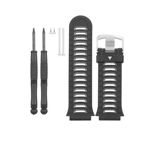 Ремешок сменный для часов Garmin Forerunner 920XT Black/Silver Band 010-11251-89 00007622 фото