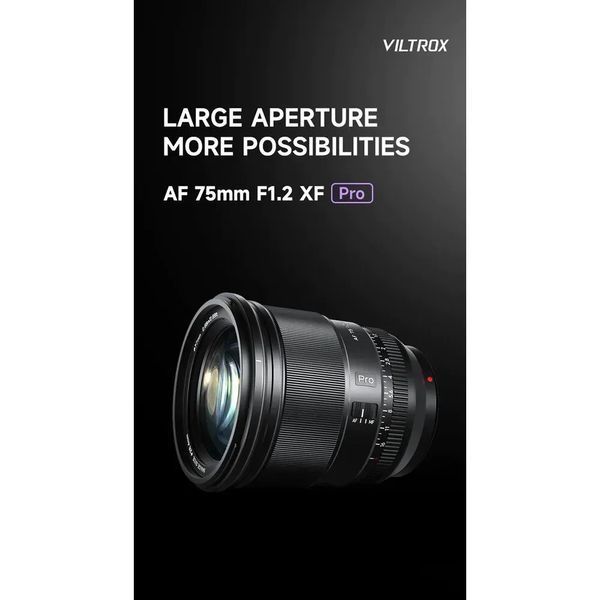 Об'єктив Viltrox AF 75mm f/1.2 E (Sony E) 00009163 фото