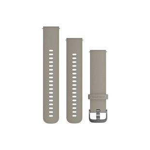 Ремешок Garmin для Forerunner 955 - 22mm Whitestone with Silver Hardware (010-11251-3V) 00007934 фото