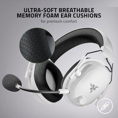 Игровая гарнитура Razer Blackshark V2 Pro WL White Edition (RZ04-03220300-R3M1) 00000101 фото