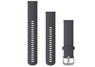 Ремешок для часов Venu Garmin Quick Release 20 мм Blue Granite/Silver силиконовый 010-12932-10 00007526 фото