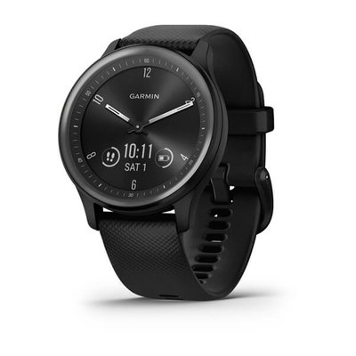 Фитнес часы Garmin vivomove Sport Black Case с силиконовым ремешком 010-02566-00 00007626 фото