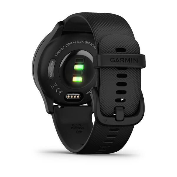 Фітнес годинник Garmin vivomove Sport Black Case з силіконовим ремінцем 010-02566-00 00007626 фото