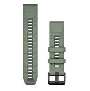 Ремешок Garmin fenix 8 QuickFit 22 мм Willow/Graphite силиконовый (010-13392-04) 00008014 фото