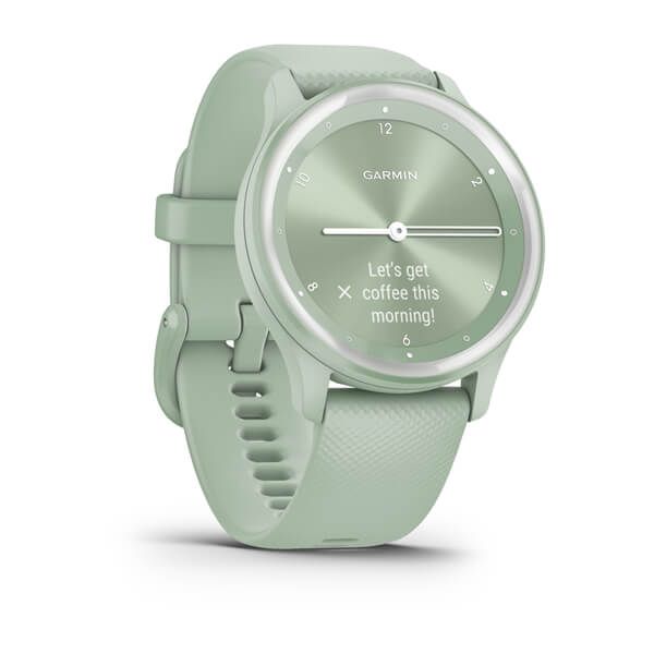 Фитнес часы Garmin vivomove Sport Cool Mint с силиконовым ремешком 010-02566-03 00007627 фото