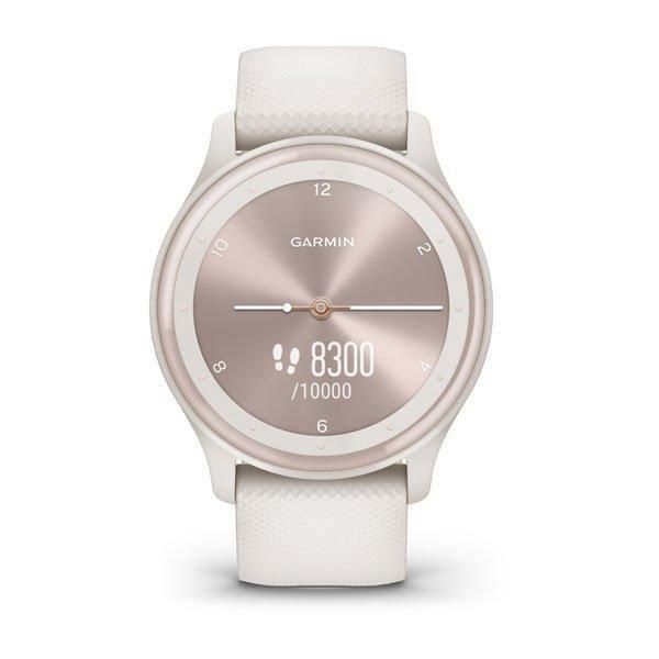 Фитнес часы Garmin vivomove Sport Ivory с силиконовым ремешком 010-02566-01 00007628 фото