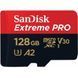 Карта пам'яті SanDisk 128 GB microSDXC UHS-I U3 Extreme Pro A2 + SD Adapter (SDSQXCD-128G-GN6MA) 00006415 фото 2