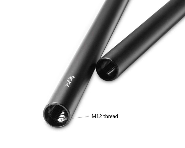 Направляющие SmallRig 15mm Black Aluminum Alloy Rod (M12-30cm) (1053) 00006993 фото